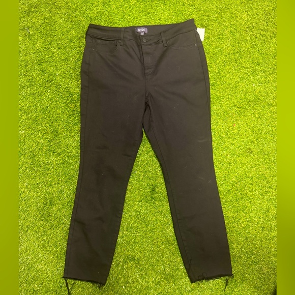 Pantaloncini Bermuda NYDJ Not Your Daughter Jeans - Taglia 6, Nero, Twill, Nuovi Con Etichette
